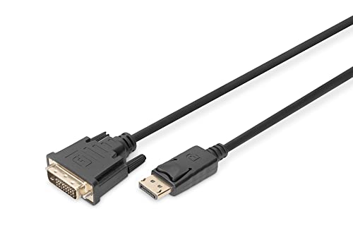 Digitus Db Di 340301 – 020 Di S Display Port Adattatore Cavo, (24 E 1), Maschio A Maschio, 2 M Nero