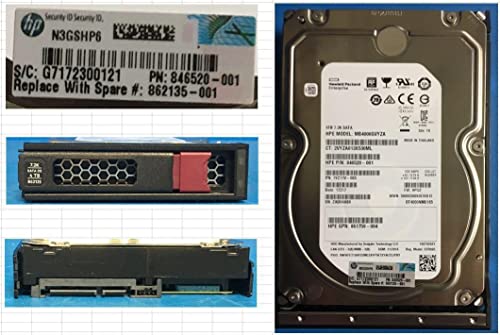 Hewlett Packard Enterprise Hdd 4Tb 6G 7.2K Lff Sata Mdl Lp, 861744-B21 (Lp)