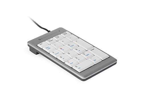 Bakker Elkhuizen Bneu955Num Tastiera Numeric Ultraboard 955 Bianco-Argento Con Cavo