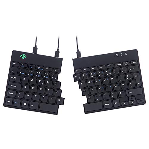 R-Go Tools Split Keyboard. (Fr). Black