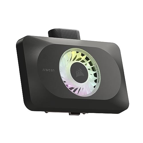 Corsair Icue Link Xg3 Rgb Hybrid Waterblock Per Gpu - Sistema Di Raffreddamento Ibrido Personalizzato - Compatibilità Con Amd Rx 7900 Xt(X) - Nero