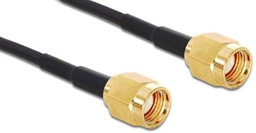 Delock 88475 Cavo Di Interfaccia E Adattatore Rp-Sma Oro, Nero