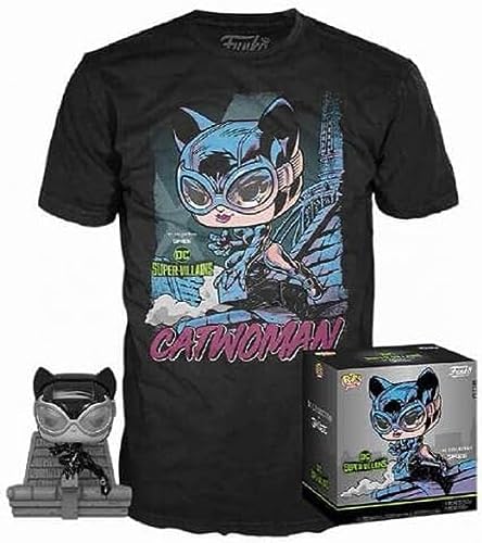 Funko Tees Dc - Booble Head Pop N° Xx - Jim Lee - Catwoman + T-Shirt (Xl)