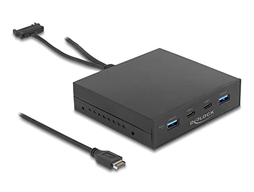 Delock Pannello Frontale Usb 3.2 Gen 2 2 X Usb Type-C + 2 X Usb Tipo A