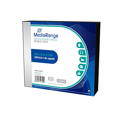 Mediarange Dvd+R 8.5Gb - Confezione Da 5