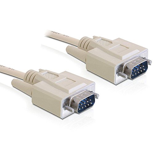 Delock Rs-232, 2M Sub-D9 Beige