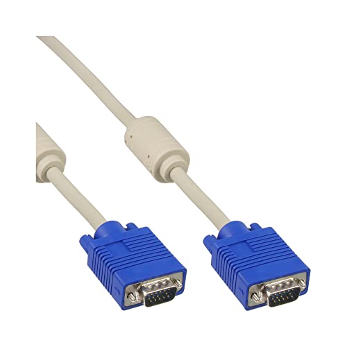 Inline 17717 Cavo Vga 10 M Vga (D-Sub) Beige, Blu