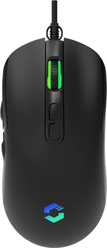 Speedlink Taurox Gaming Mouse - Mouse Da Gaming Con Cavo, Illuminazione Led Multicolore, Connessione Usb, Mouse Per Pc Cablato Con 5 Tasti, Due Interr