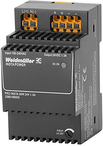 Weidmüller Pro Insta 30W 24V 1.3A 24V/Dc 1.3A 30W