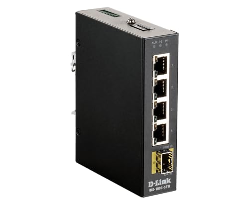 D-Link 5 Port Unmanaged Switch With 4 Gbit + 1