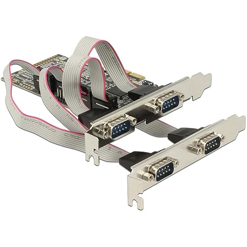 Delock Tarjeta Pci Express 4 X Serie Rs-232