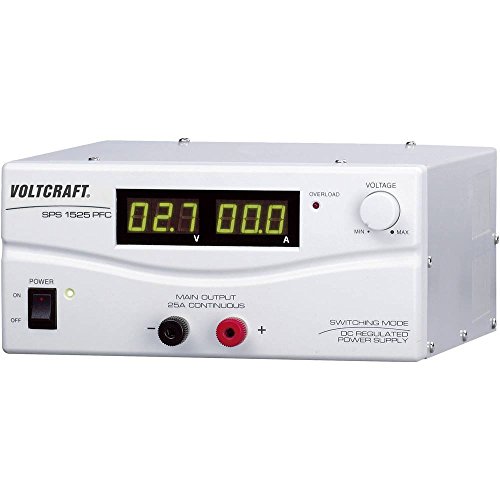 Voltcraft Sps 1525 Pfc Alimentatore Da Laboratorio Regolabile 3-15 V/Dc 2-25 A 375 W Remoto Num. Uscite 1 X