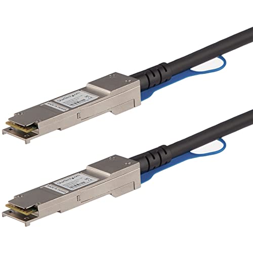 Startech.Com Cavo Qsfp+ A Connessione Diretta Da 3 M, Compatibile Con Juniper Qfx-Qsfp-Dac, 3 M, Cavo Qsfp+ 40G, Cavo Twinax Passivo