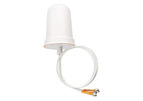 Cisco - Antenna Wi-Fi Omnidirezionale Dual Band Cisco Aironet, 4 Dbi (2,4 Ghz)/4 Dbi (5 Ghz), 4 Porte, Fissaggio A Parete O Su Asta, Garanzia Hardware