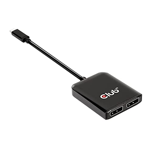 Club 3D Multi Stream Transporter (Mst) Hub Usb3.2 Gen2 Type-C Su Displayport™ Dual Monitor 4K60Hz St./B