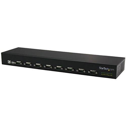 Startech.Com Hub Rs232 Seriale Usb A 8 Porte, Convertitore Usb A Rs232 / Db9
