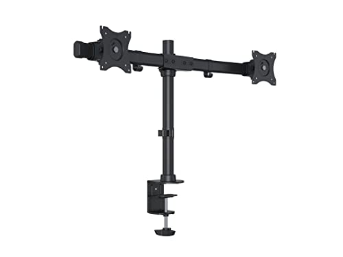 Hagor M Table Mount Kb - Braccio Doppio Per Monitor Per 2 Monitor 33-68 Cm, Inclinabile, Girevole Vesa 100 X 100, Portata Max 2 X 10 Kg