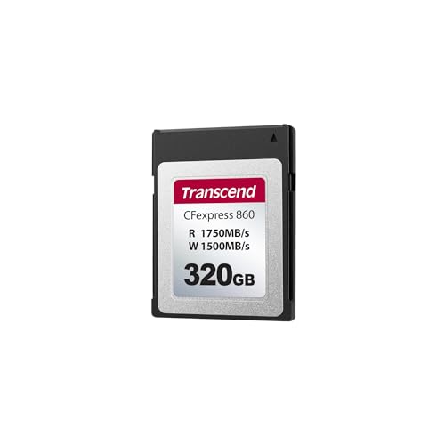 Transcend Cfexpress 860 - Scheda Di Memoria Da 320 Gb, Tipo B, Ts320Gcfe860