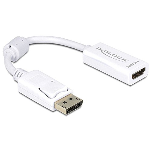 Delock 61767 Cavo Di Interfaccia E Adattatore Displayport Hdmi Bianco