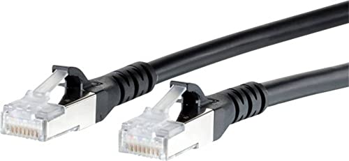 Btr 1308457000 - Cavo Patch Categoria 6 A, 10 Gbit, 500 Mhz, Pimf S/Ftp, 7 M, Colore: Nero