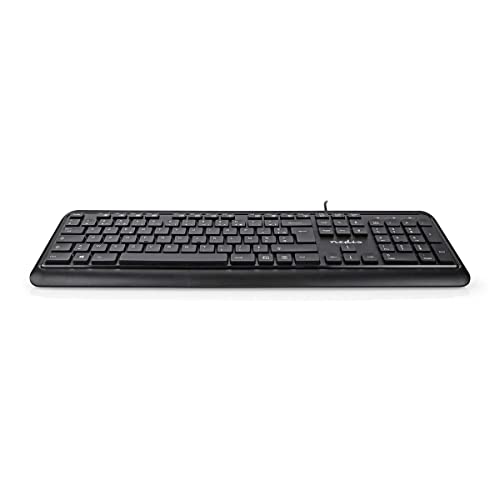 Nedis Kbmu200Bkfr Tastiera Usb Azerty Francese Nero