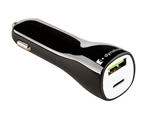 Dynabook Caricabatteria Da Auto - Caricabatterie Usb C Da 45 W - Include Cavo Di Ricarica Usb-C - Velocità Di Ricarica Ultrarapida - Regolazione Autom