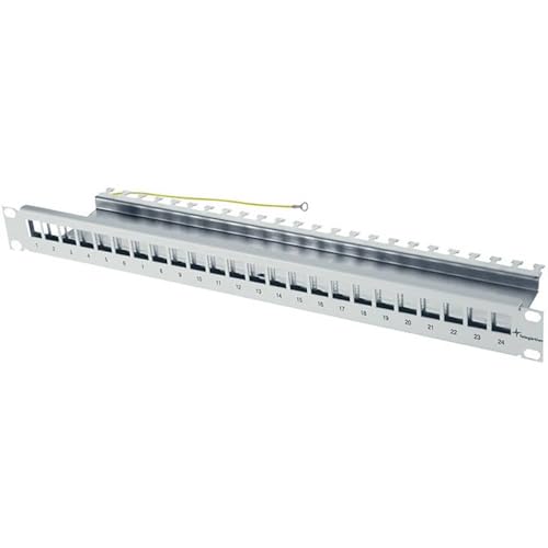 Telegärtner 19" Frontplate 1 Hu With Cable Strain Relief