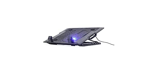 Gembird Nbs-1F17T-01 Base Di Raffreddamento Per Notebook 43,2 Cm (17") 1500 Giri/Min Nero