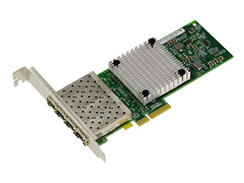 Kalea-Informatique Scheda Controller Di Rete Pcie 1G Sfp A 4 Porte In Fibra Ottica Con Chipset Intel I350Af4. Lan Ethernet Quadrupla Gigabit