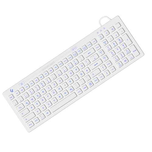 Raidsonic Keysonic Ksk-6031Inel-Wh - Tastatur - Qwertz - Deutsch - Bianco
