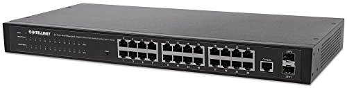 Intellinet 560917 Switch Di Rete Gestito L2 Gigabit Ethernet (10/100/1000) Nero 1U