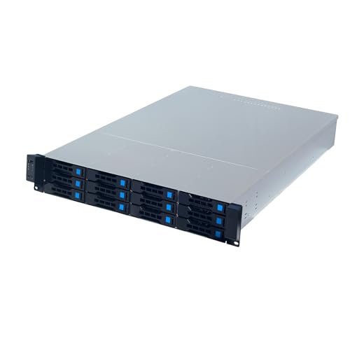 Fantec Src-2612X07 12Xsas&Sata Senza Nt, Nero, Argento