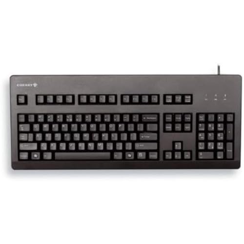Cherry G80-3000, Layout Britannico, Tastiera Qwerty, Tastiera Cablata, Tastiera Meccanica, Mx Blue Switches, Nero