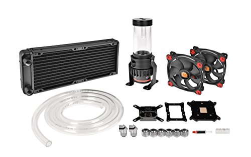 Thermaltake Pacific Gaming R240 D5 Water Cooling Kit/Kit Di Raffreddamento Ad Acqua/Nero/Rosso