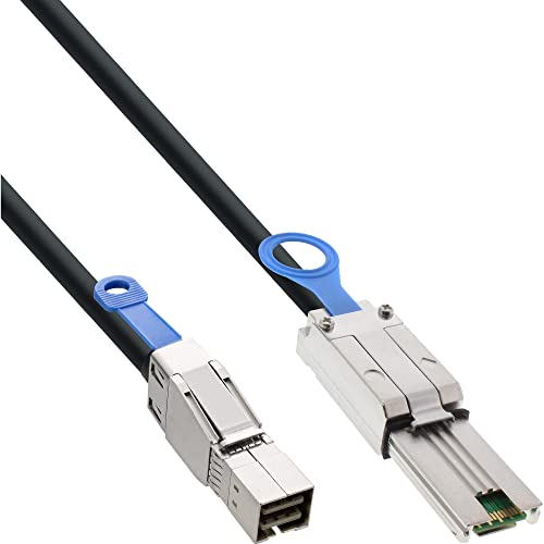 Inline 22166 Cavo Mini Sas Esterno, Sff-8644 A Sff-8088, 6 Gb/S, 1 M, Nero