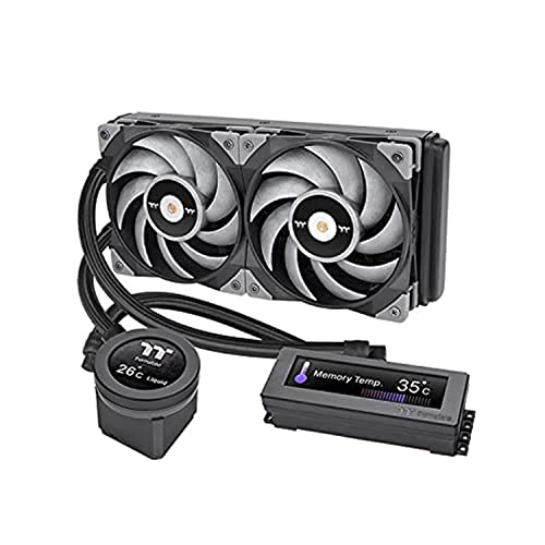 Thermaltake Floe Rc Ultra 240 Cpu & Memory Aio Liquid Cooler/All-In-One Liquid Cooler/Lcd Display/Watercooling