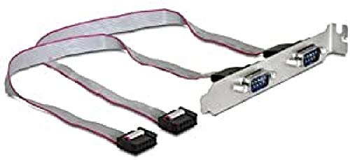 Delock 89268 Cavo Di Interfaccia E Adattatore 2X Serial Db9 2X Com