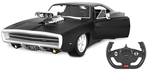 Jamara Dodge Charger R/T 1970 1:16 Noir 2,4Ghz Porte Manuelle