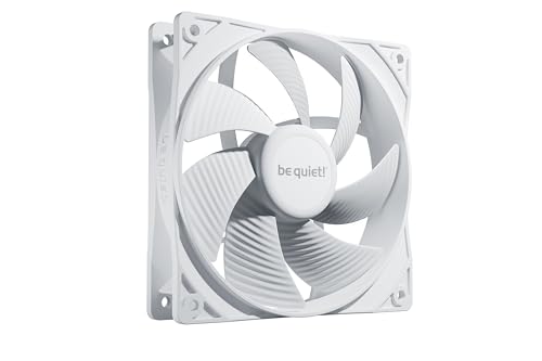 Be Quiet! Pure Wings 3 120 Mm Pwm White, Alta Velocità Di Rotazione, Bassa Velocità Minima, Telaio Della Ventola Ottimizzato, Eccezionale Pressione De