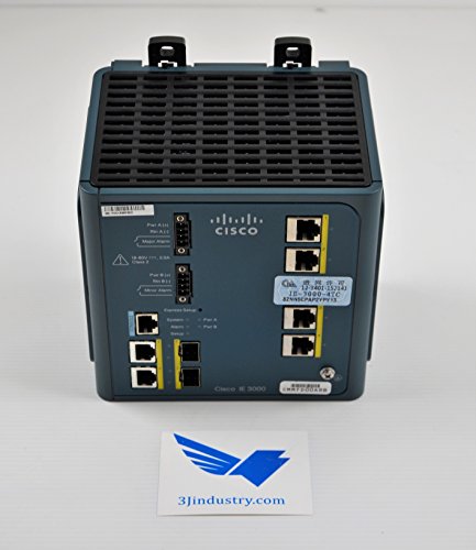 Cisco Ie-3000-4Tc-E Managed Network Switch L3 Fast Ethernet (10/100) Blue Network Switch - Network Switches (Managed, L3, Fast Ethernet (10/100), Full