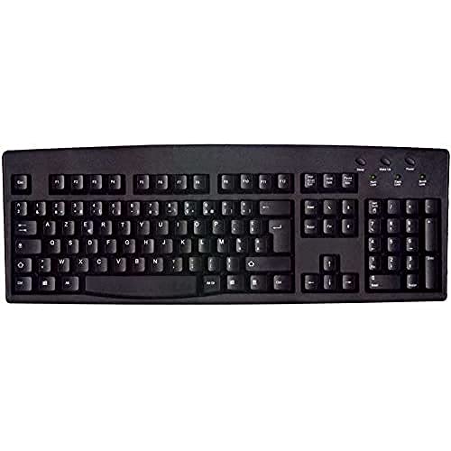 Cherry G83-6105, Layout Francese, Tastiera Azerty, Tastiera Cablata, Comodo Azionamento Dei Tasti Morbido, Compatto, Durevole, Riciclabile, Nero