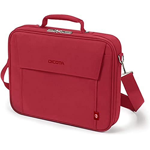 Dicota Multi Base 14-15.6 - Borsa Leggera Per Computer Portatile Con Imbottitura Protettiva, Colore Rosso