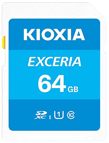 Kioxia 64Gb Exceria U1 100Mbs Class 10 Sd Card