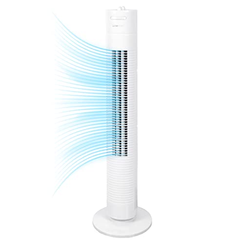 Clatronic Ventilatore Tower, Tvl 3770, Oscillante A 75°, 3 Velocità, Timer Da 120 Minuti,