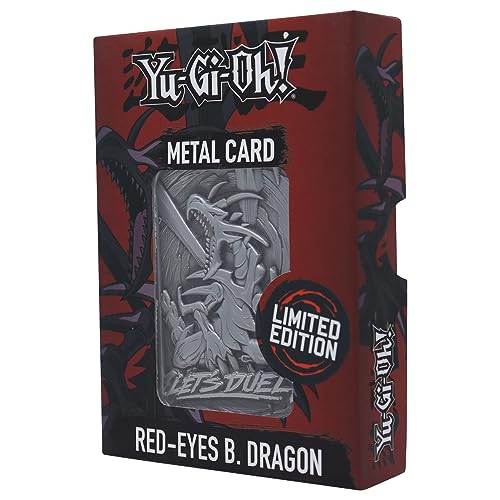 Fanattik Yu-Gi-Oh! - Red Eyes B. Dragon - Carte Métal Collector