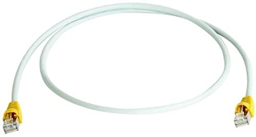 Telegärtner Patch Cable S-Ftp Cat.7, 5,0 M, Cable Boot Yellow, Lszh Grey, Cross-Over 5M Grigio Cavo Di Rete