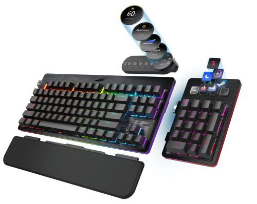 Mountain Everest Max Gaming Tastatur - Mx Blue, Iso, De-Layout, Nero