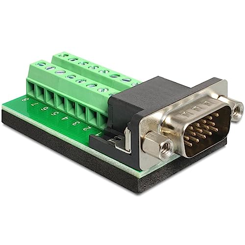 Delock Adaptador Vga Macho Terminalblock 16 Pin