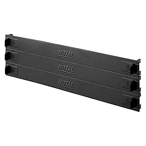 Rittal 3 X 1 U Di Copertura Per Pannello Cieco Entro 482,6 Mm, 19Z, 48,26 Cm, Piano Di Montaggio Senza Attrezzi Ral 9005