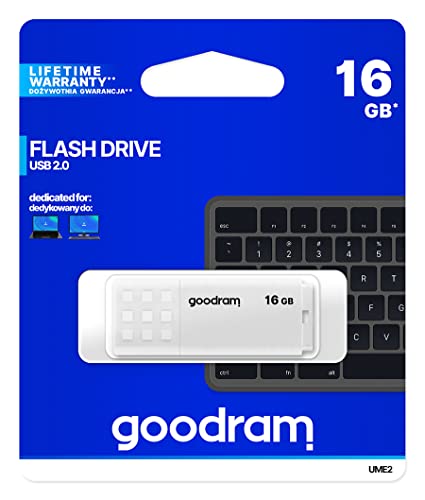 Goodram Ume2-0160W0R11 Pendrive Usb 16Gb Usb 2.0 Bianco